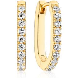 Sif Jakobs Capizzi Piccolo Earrings Guld Vita zirkoner