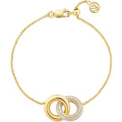 Sif Jakobs Carrara Bracelet Guld Vita zirkoner