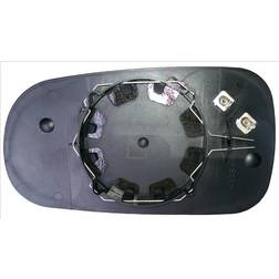 TYC glass outside mirror saab