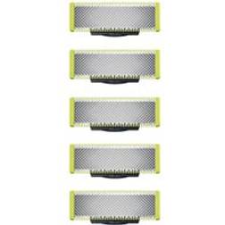 5pcs Philips OneBlade Original Replacement Blades, For OneBlade Electric Shaver and Trimmer, Durable Stainless Steel, Trim, Edge and Shave,Model