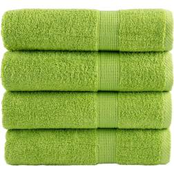 vidaXL Premium Bath Towel Green (100x50cm)