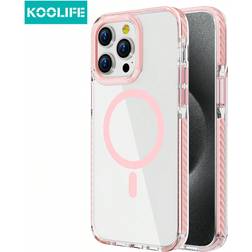 Shein Koolife pc HighTransparency mm PC Back Panel Case With Magnet Suction Wireless Charger Detachable Hanging Hole Bracket Colored Inner Side Integrated D