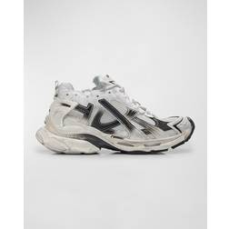 Balenciaga Men's Mesh Runner Sneakers 9010 WHITE/BLACK 43 10D US