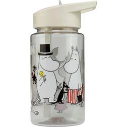 Rätt Start Mumin Familj, Vattenflaska i plast, beige