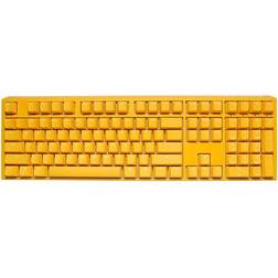 Ducky One 3 Yellow RGB Cherry MX SIlent Red (Nordic)