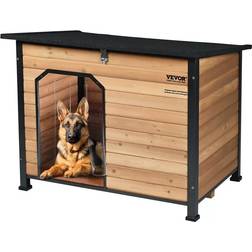 VEVOR Outdoor Dog House Waterproof Insulated with Elevated Floor