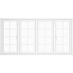 Klarvinduer BH4-32_138 Trä Sidohängt fönster 2-glasfönster 75x157cm