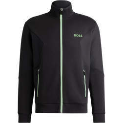 HUGO BOSS Men's Skaz Zip Up Sweatshirt - Black