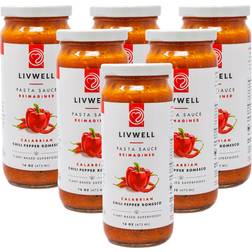 Livwell Calabrian Chili Pepper Romesco Pasta Sauce 16fl oz 1