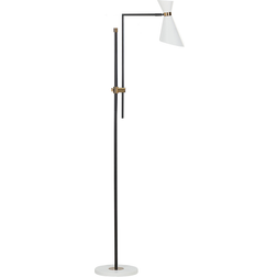Beliani Melawi White/Black Golvlampa 180cm