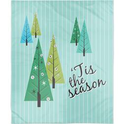 Designs Direct Creative Group Woven Blankets Blue (152.4x127cm)