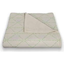 Designs Direct Creative Group Woven Blankets Green, White (152.4x127cm)