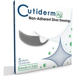 Cutiderm AG Non-Adherent Silver Dressings 10cm x 10cm 5-pack