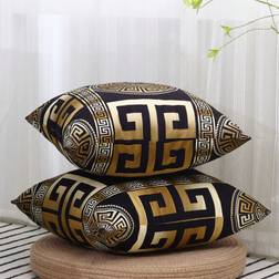 Shein Set Of Cushion Cover Multicolor, Black (45x45cm)
