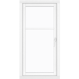 Klarvinduer BH1-21_138 Trä Sidohängt fönster 2-glasfönster 41x40cm