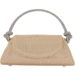 Dune London Brynley Embellished Diamante Knot Strap Grab Bag - Nude