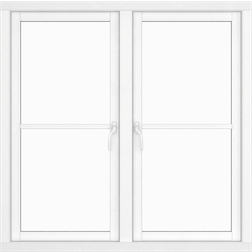 Klarvinduer BH2-4_138 Trä Sidohängt fönster 2-glasfönster 80x45cm