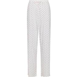 Neo Noir Serafina Pointelle Heart Pants - White