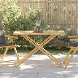 vidaXL Hopfällbart Trädgårdsbord 110 x 55 x 75 cm Bambu