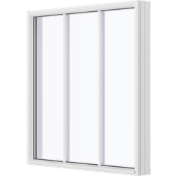 Klarvinduer FK3V_138 Trä Fast fönster 3-glasfönster 60x40cm