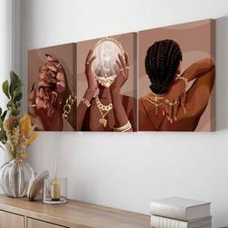 Shein Pcs Canvas Set Poster 20x25cm 3pcs