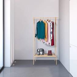 Relaxdays Folding Natural Appendiabiti 100x170cm