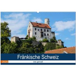 Calvendo 2025 Franconian Switzerland as Painted Wall Calendar A2 Landscape