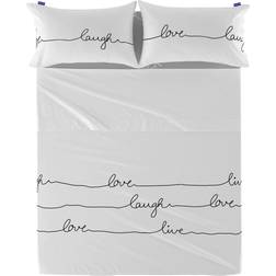 HappyFriday Blanc Live Bed Sheet Multicolour (270x160cm)