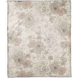 Designs Direct Creative Group Multi Floral Coral Blankets White (152.4x127cm)