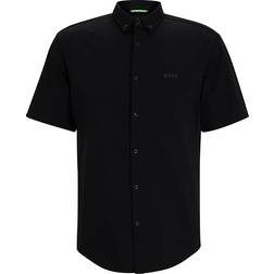 HUGO BOSS Men's Motion Short Sleeve Shirt - Black