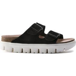 Birkenstock Arizona Platform Suede Leather - Chunky Suede Black