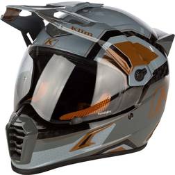 Klim Krios Pro Rally Carbon Casque de motocross, brun, taille pour Hommes Adulte