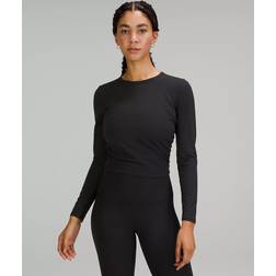 Lululemon All It Takes Ribbed Nulu Long-Sleeve Shirt - Black