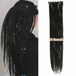 Shein Inch Synthetic Dreadlock Extensions Black