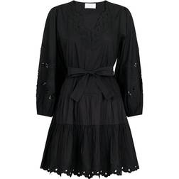 Neo Noir Esta C Poplin Dress - Black