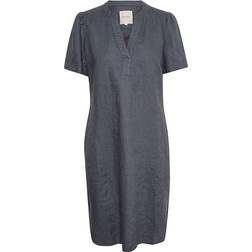 Part Two Aminase Linen Dress - Turbulence