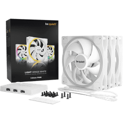 Be Quiet! Light Wings 3-Pack White 140mm