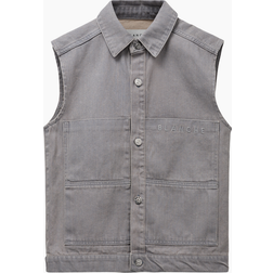 Blanche Argile Denim Waistcoat - Harbor Mist