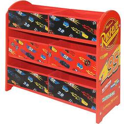 Disney Lightning McQueen Cars Opbergunit met 6 Opbergdozen