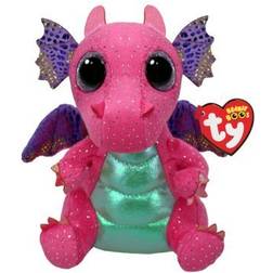 TY Beanie Boo Spitfire Pink Dragon 15cm