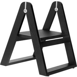 Gejst Reech Step Ladder Black Seating Stool 47cm