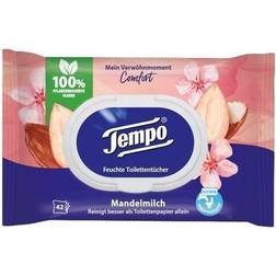 Tempo Fugtige Toiletservietter Mandelmælk
