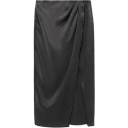 Mango Desert Lyocell Skirt - Black