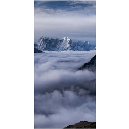 Bilderwelten Sea of ​​Clouds in the Himalayas Multicolour Raumteiler 120x250cm