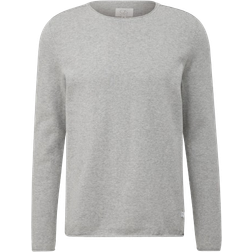 s.Oliver Rolled Hem Knitted Sweater - Heather Grey