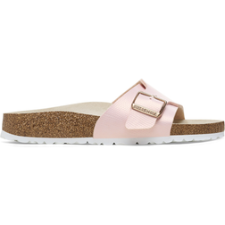 Birkenstock Catalina Birko-Flor Embossed - Pink/BF Shiny Lizard Light Rose