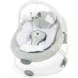 Ladida Soft Padded Grey Lamb Newborn Bouncer with Soothing Music and Vibration, Suitable for Newborns 077