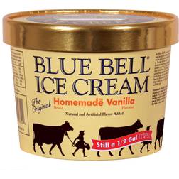 Blue Bell Homemade Vanilla Ice Cream 64oz 1