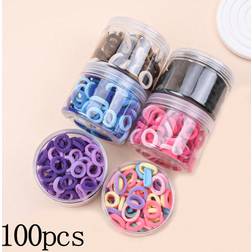 Shein pcs Kids High Elastic Hair Ties Candy Color Hair Bands Ponytail Daily Hairstyles Accessories