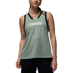 Nike Women's Jordan 23 Jersey Tank Top - Jade Smoke/Black/White